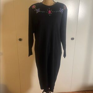 August Max Black Dress